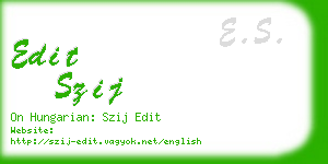 edit szij business card